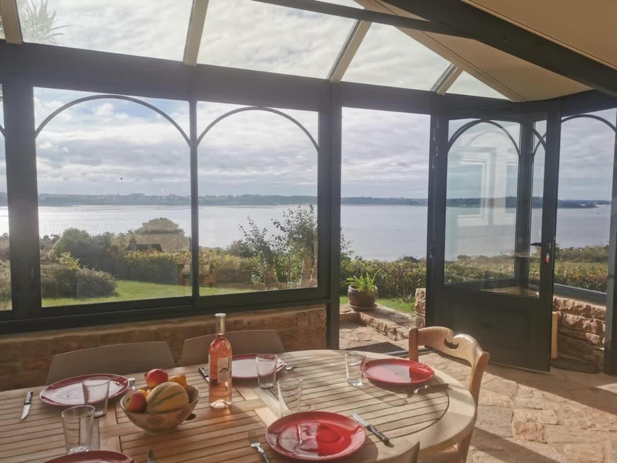 Kermartin - Maison De Famille Avec Vue Sur La Baie De Morlaix Plouézocʼh Buitenkant foto