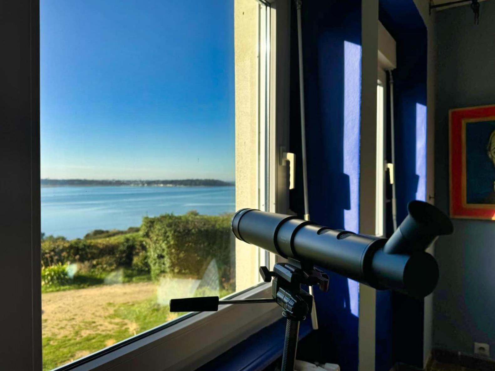 Kermartin - Maison De Famille Avec Vue Sur La Baie De Morlaix Plouézocʼh Buitenkant foto